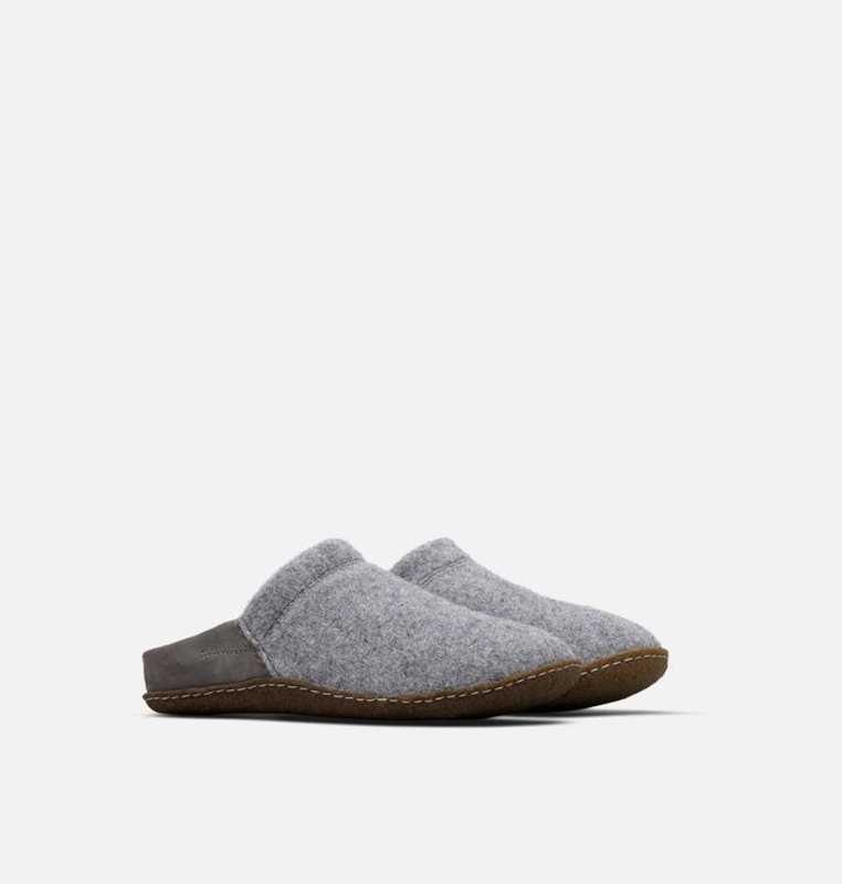 Womens Slippers Grey - Sorel Nakiska™ Scuff - 761-QUIXNV